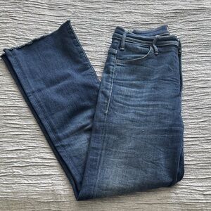 MOTHER Women's Blue Ankle Jeans